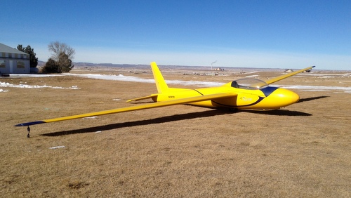 CSA Schweizer 2-32 ready to go on a brisk winter day