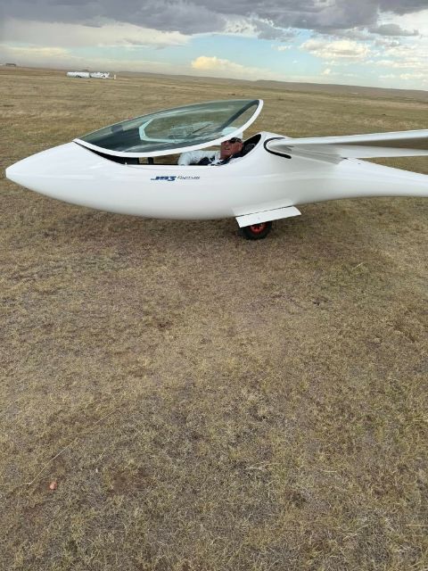 Aland after landing in a strong wind, June 2024
