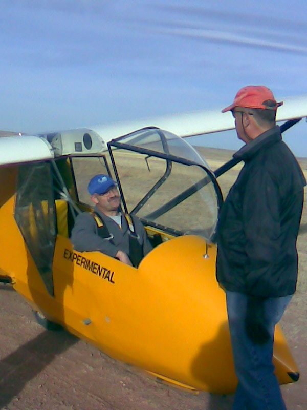 Student and Instructor discuss flight
