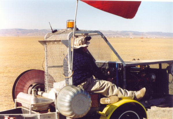 Frank W. Operating the Winch